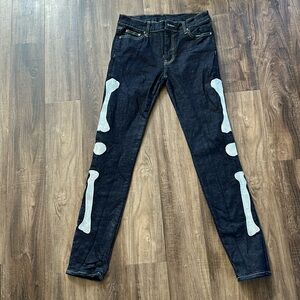 Bone denim jeans